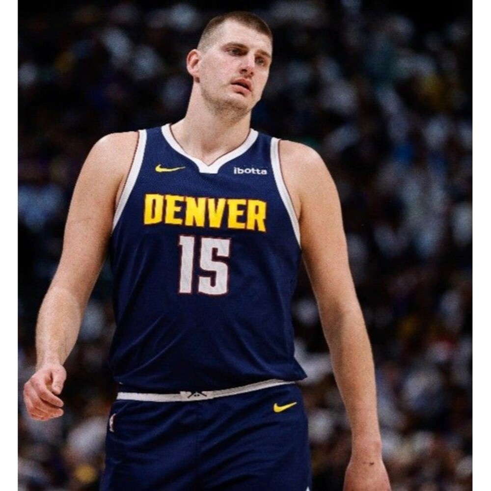 Nikola Jokic (Nike)-(Nuggets)-(Blue)-(Jersey)-(New Condition)-(Size-L)-$95.00 - Picture 4 of 9